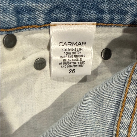 Carmar Light Blue Straight Leg Jeans. NWT. SIZE 26. - Picture 5 of 5